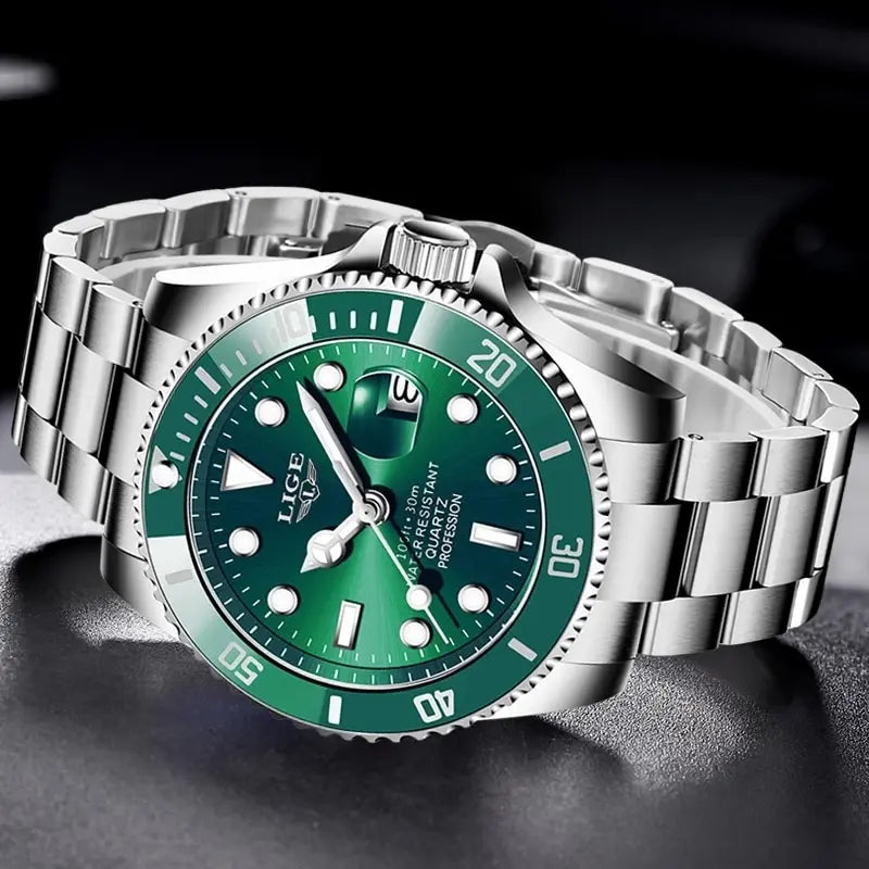 Relógio Masculino Horizon Submariner + BRINDE Carteira