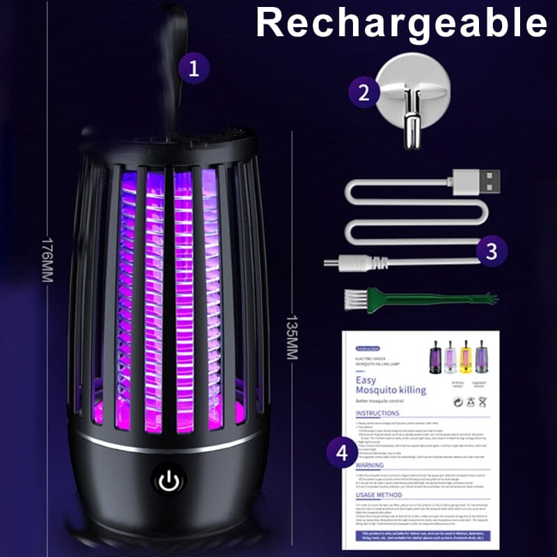 Lâmpada Mata Insetos Recarregável Defender Light